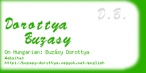 dorottya buzasy business card